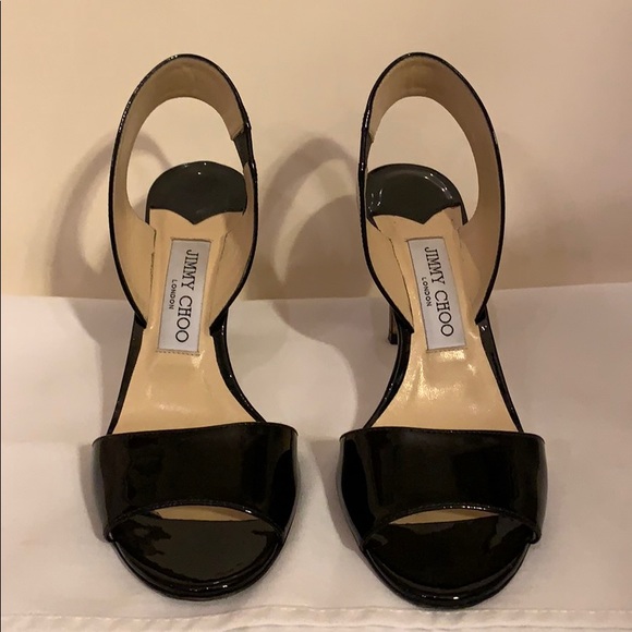 Jimmy Choo Black Patent Leather Pump - Picture 4 of 5